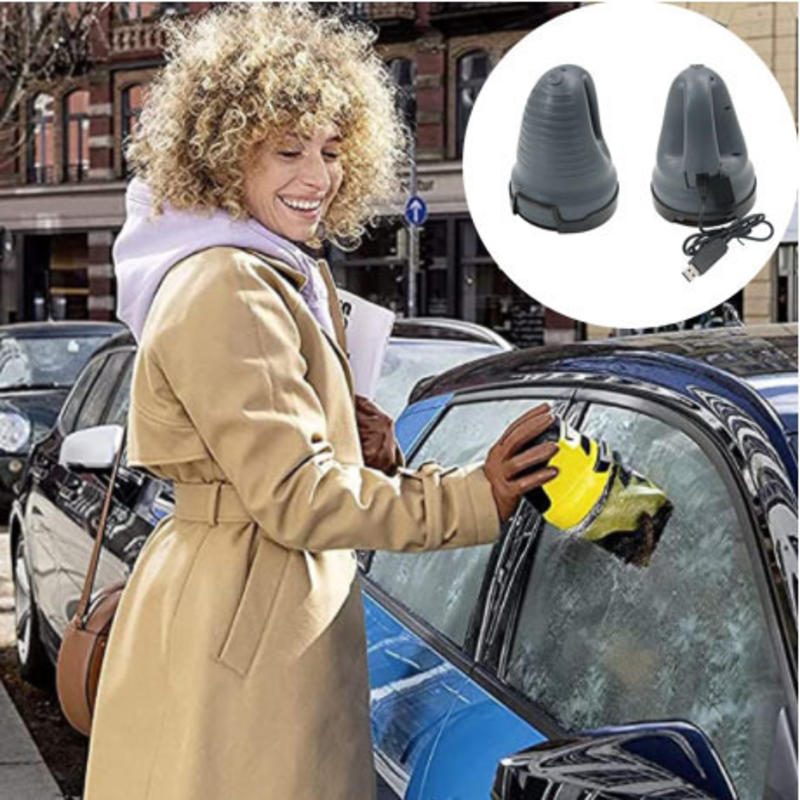 Elektrická Škrabka na Ľad na Auto USB Dobíjateľná